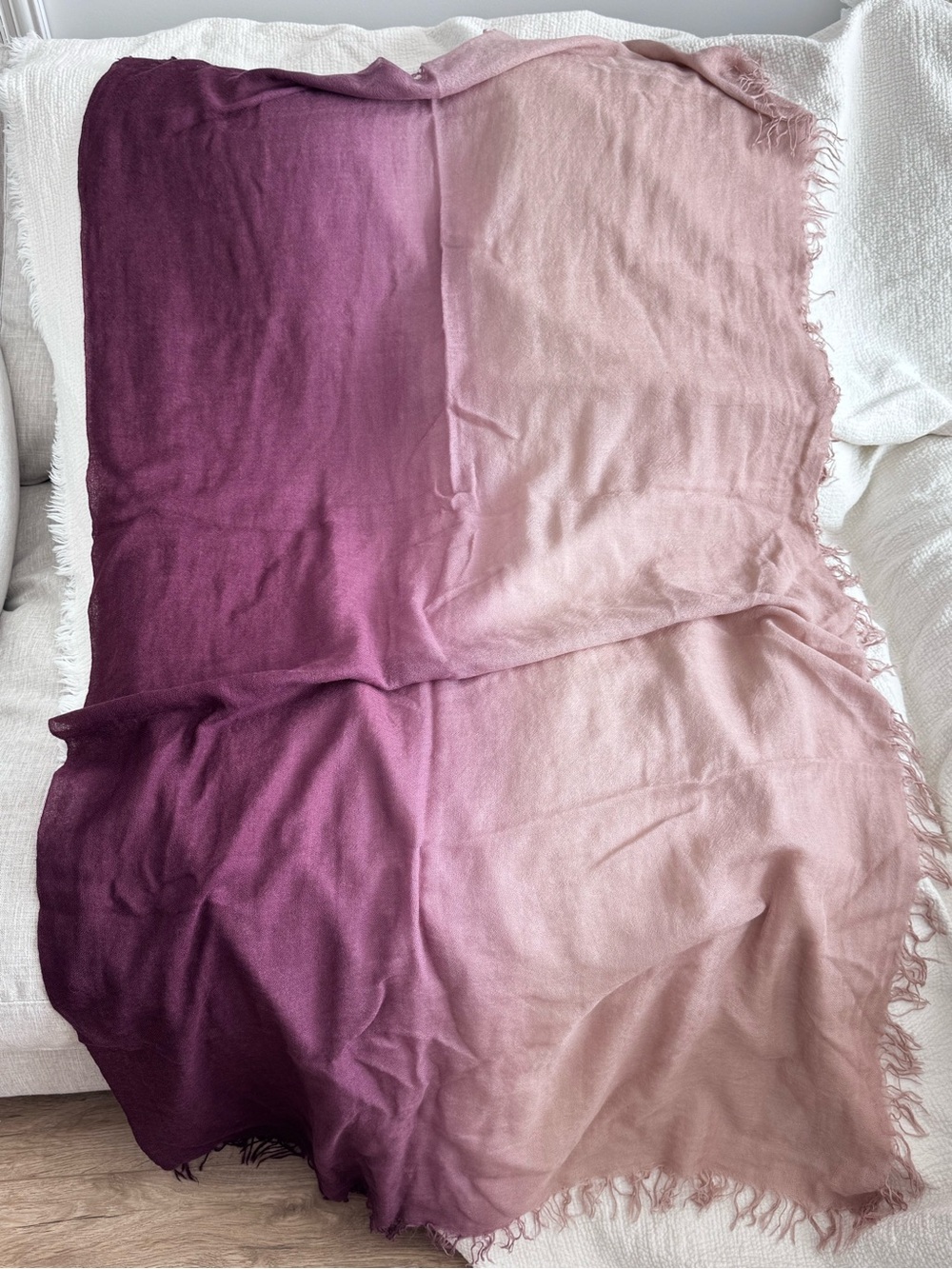 Chan Luu Ombre Plum to Blush Scarf